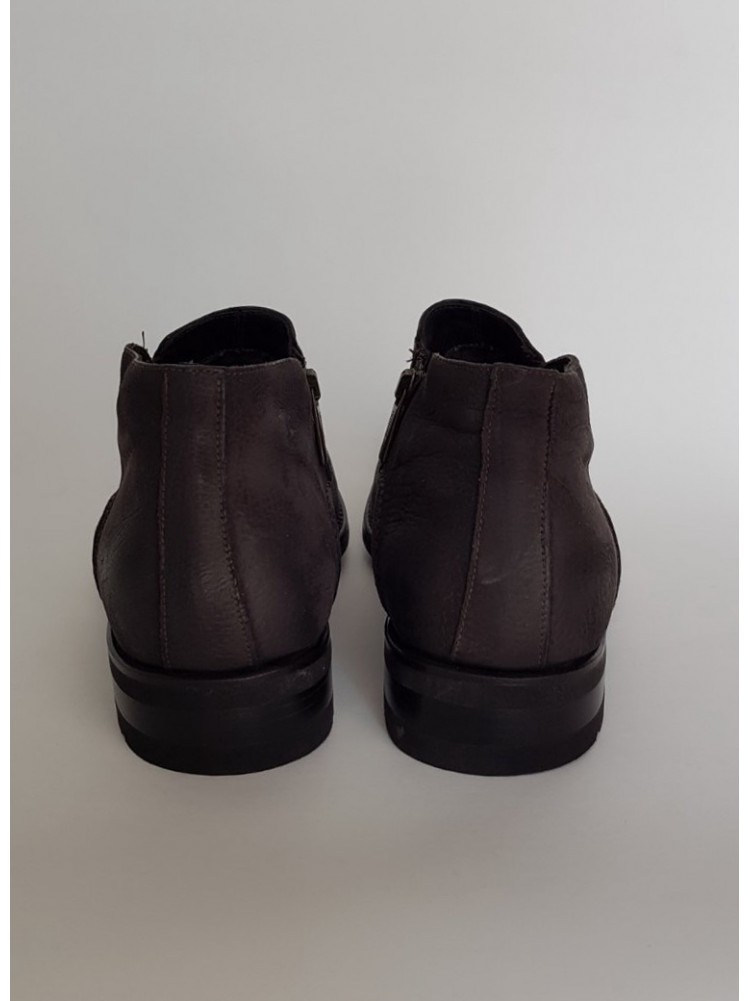 Зимние ботинки DINO BIGIONI из натуральной кожи и меха, на замке, 11141.12 