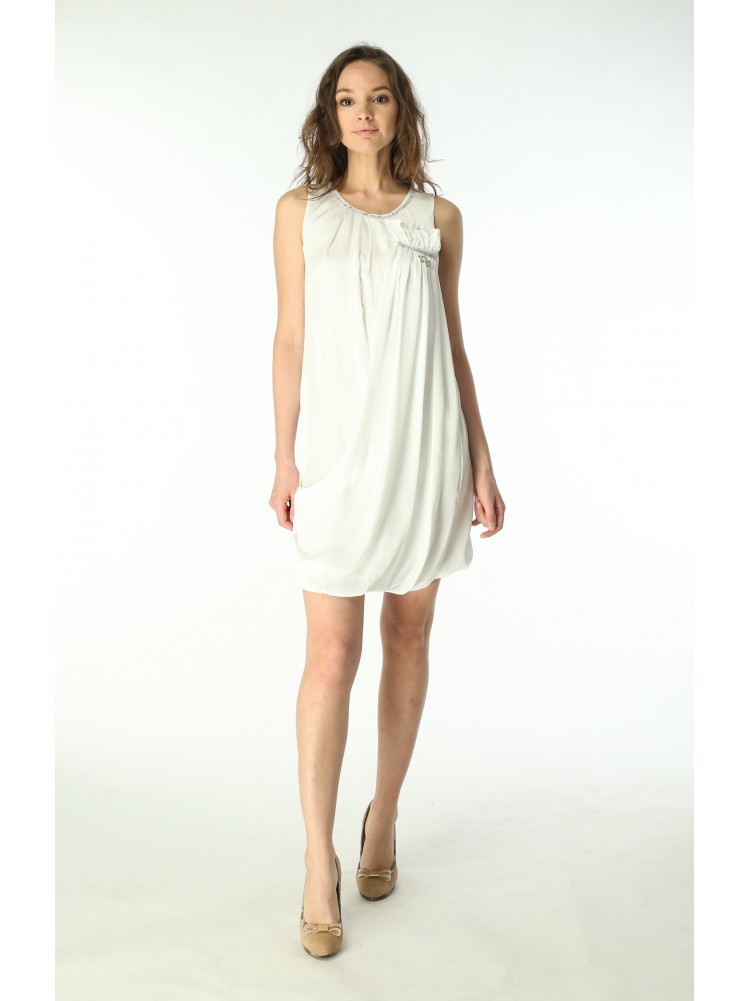 Платье ROCCOBAROCCO, белого цвета, 0110502
